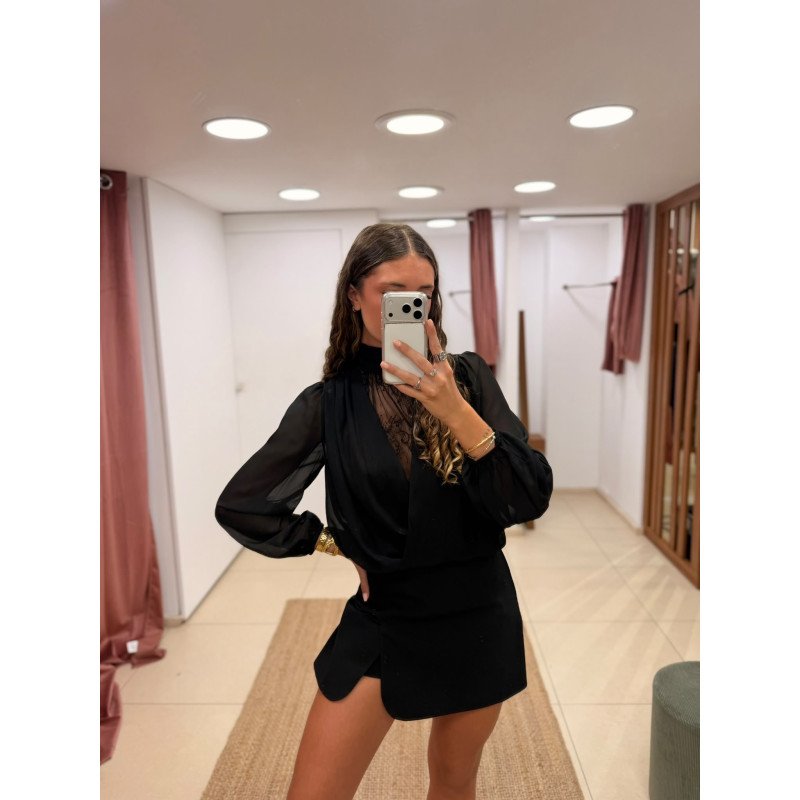 Blouse dentelle